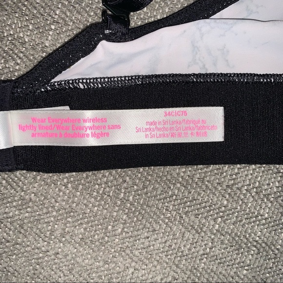 VS Pink Wear Everywhere Lightly Lined Bra Sz 34C - Picture 5 of 6